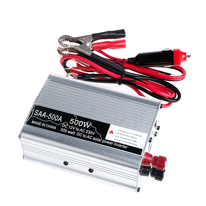 

New DC12V to AC 230V Solar Power Inverter Converter USB Output Stable