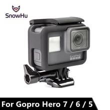 SnowHu для GoPro Hero 7 6 5 Рамка крепление защитная рамка чехол для черной камеры Go Pro Hero 7 6 5 Аксессуары LD03