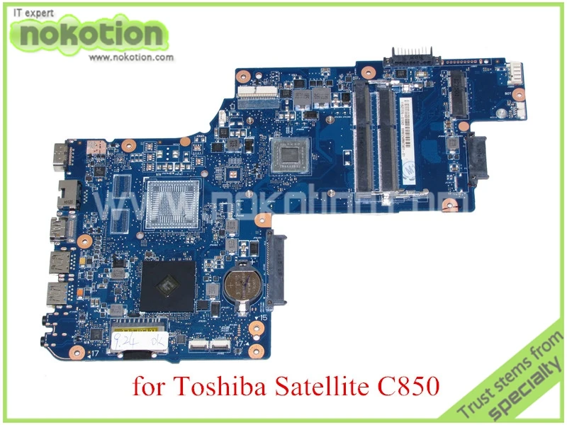 For toshiba satellite C850 C850D Laptop motherboard DDR3 CPU Onboard Mainboard H000042200