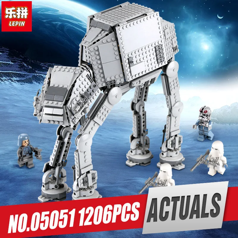 

LEPIN 05051 Star Plan series The Force Awakens AT Wars AT Model Educational Building Blocks Bricks Christmas gift legoings 75054