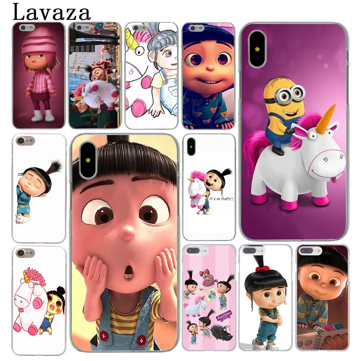 Твердый чехол для телефона Lavaza Agnes Пушистый Единорог iPhone XR X XS 11 Pro Max 10 7 8 6 6S 5 5S SE 4S 4 |