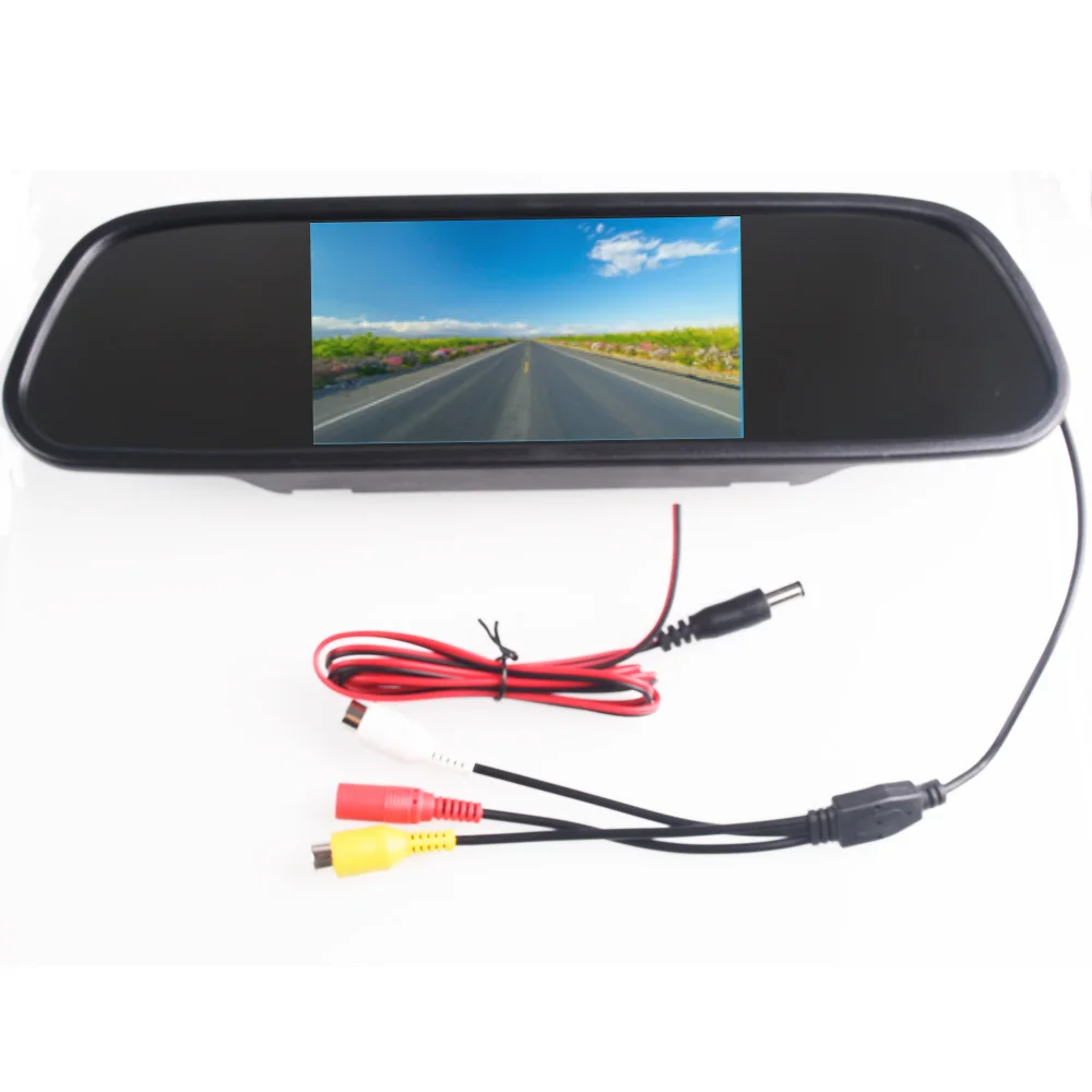 Buy 5.0" 5.0 Inch TFT LCD Color Car Rear View Mirror