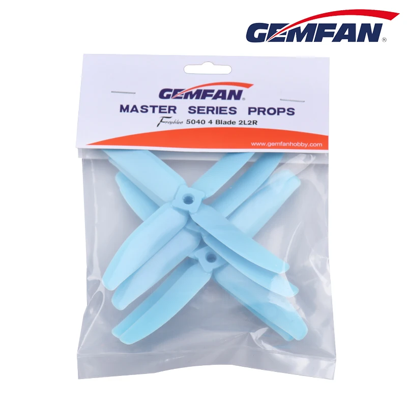 Пропеллер Gemfan Master 5040 с 4 лопастями 5*4*4 дюйма пропеллер сильным взрывом пары/8 шт.