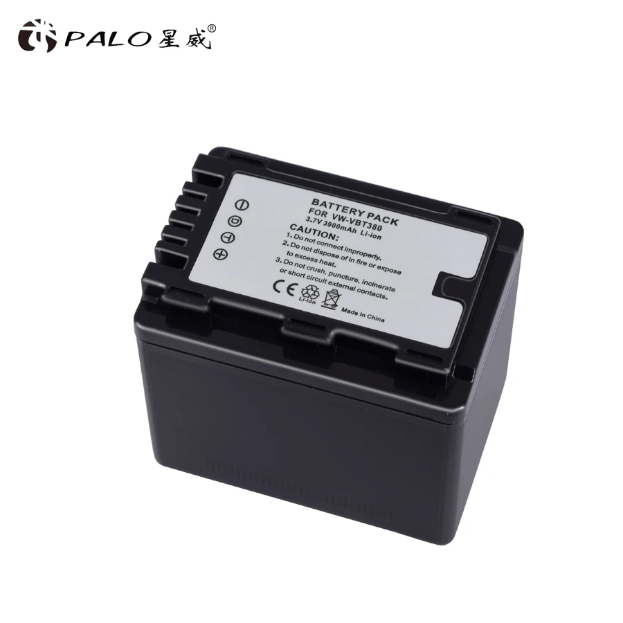 PALO 3900mAh VW-VBT380 VBT380 VW-VBT190 батарея+ USB двойное зарядное устройство для Panasonic HC-V720, HC-V727, HC-V730, HC-V750, HC-V760, HC-V770