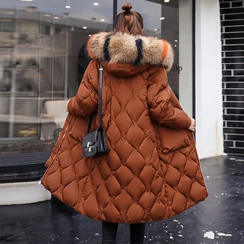 

Brieuc 2018 Winter Jacket New Fashion Women Down jacket Slim Large size Hooded Jacket Students Women Thick Warm Cotton Outwear