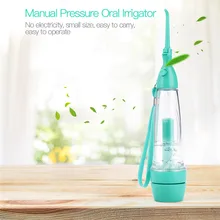 Ручной пресс ирригатор для полости рта портативный ручной струи воды зубные набор флоссов для зубов отбеливание орошения рот очиститель зубов Уход за полостью рта 31