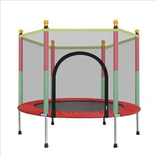Children's Home Indoor Trampoline Baby with Protection Net Jumping Bed Adult Fitness Spring Outdoor Trampoline Bounce Bed цена Children's Home Indoor Trampoline Baby with Protection Net Jumping Bed Adult Fitness Spring Outdoor Trampoline Bounce Bed цены онлайн
