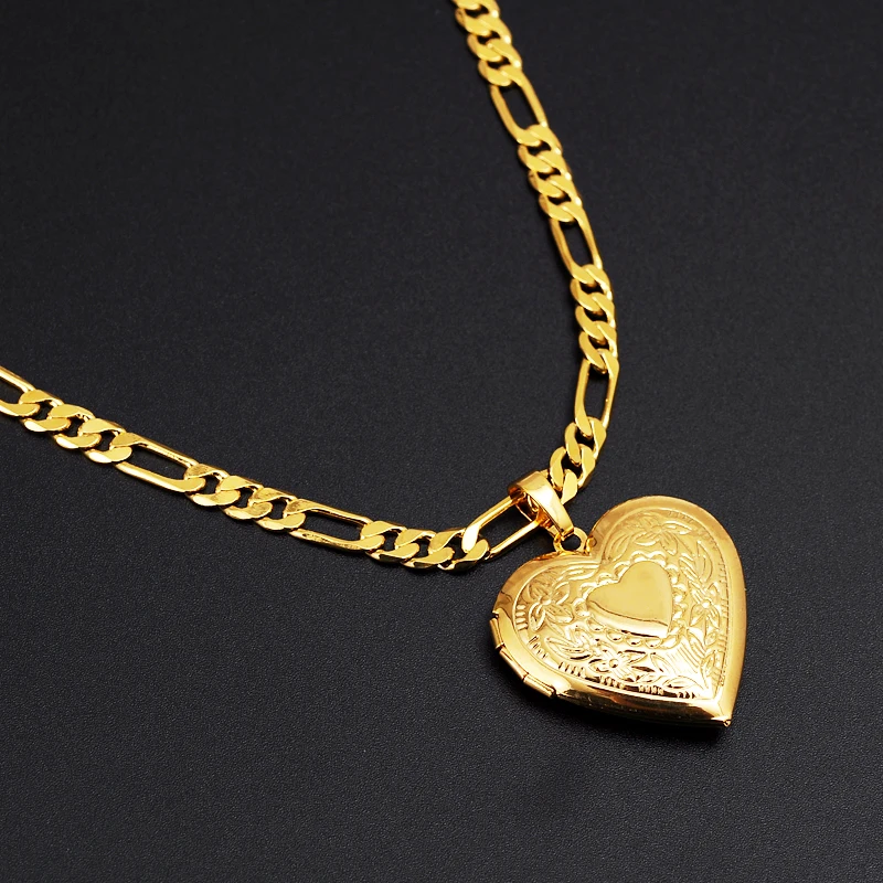 Bangrui-Heart-Necklace-Pendant-Women-Men-Lovers-s-Jewelry-Valentines-Gift-Wholesale-Gold-Plated-Romantic-Fancy