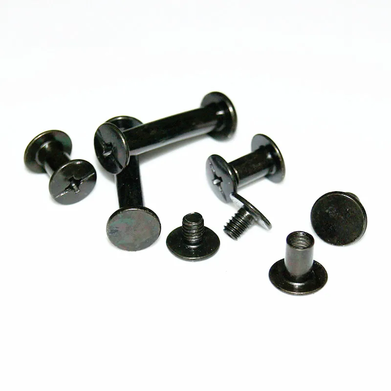 50pcs/lot Chicago screw sex bolt book binding post screws M4 inner