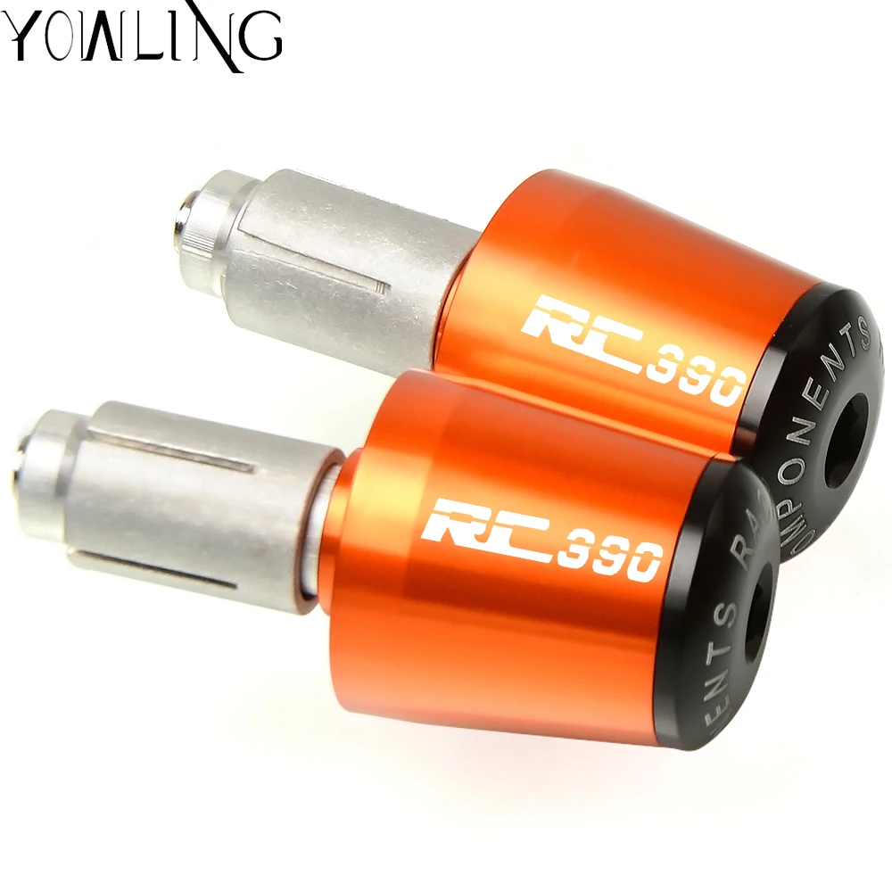RC390 мотоциклетные CNC 22 мм ручки руля крышка заглушки для RC 390 2014 2015 2016 2017 2018 |