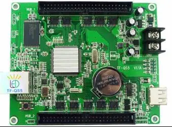 

TF-VTA02 TF-QS5 Longgreat TF USB port Full color LED display asynchronous control card 1 group of 50pin output