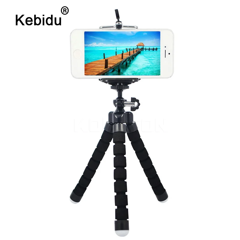 

kebidu 3 Colors Holder Flexible Octopus Tripod Bracket Stand Mount For iPhone Samsung Android Phone Wholeale