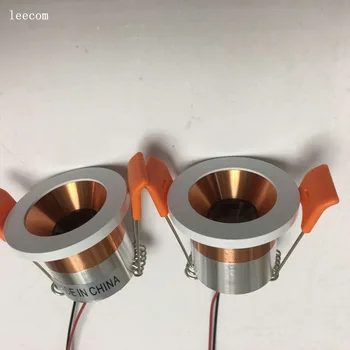 

10pcs hot selling Led Cabinet Light Light Energy Saving Spot Home gold color Downlight Mini Recessed Lamp