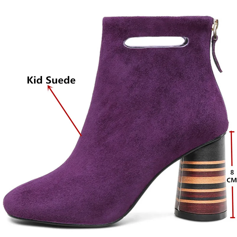 FEDONAS Fashion Women Suede Leather Ankle Boots High Heels Back Zipper Short Autumn Winter Martin Shoes Woman Party Pumps Boots FEDONAS Fashion Women Suede Leather Ankle Boots High Heels Back Zipper Short Autumn Winter Martin Shoes Woman Party Pumps Boots