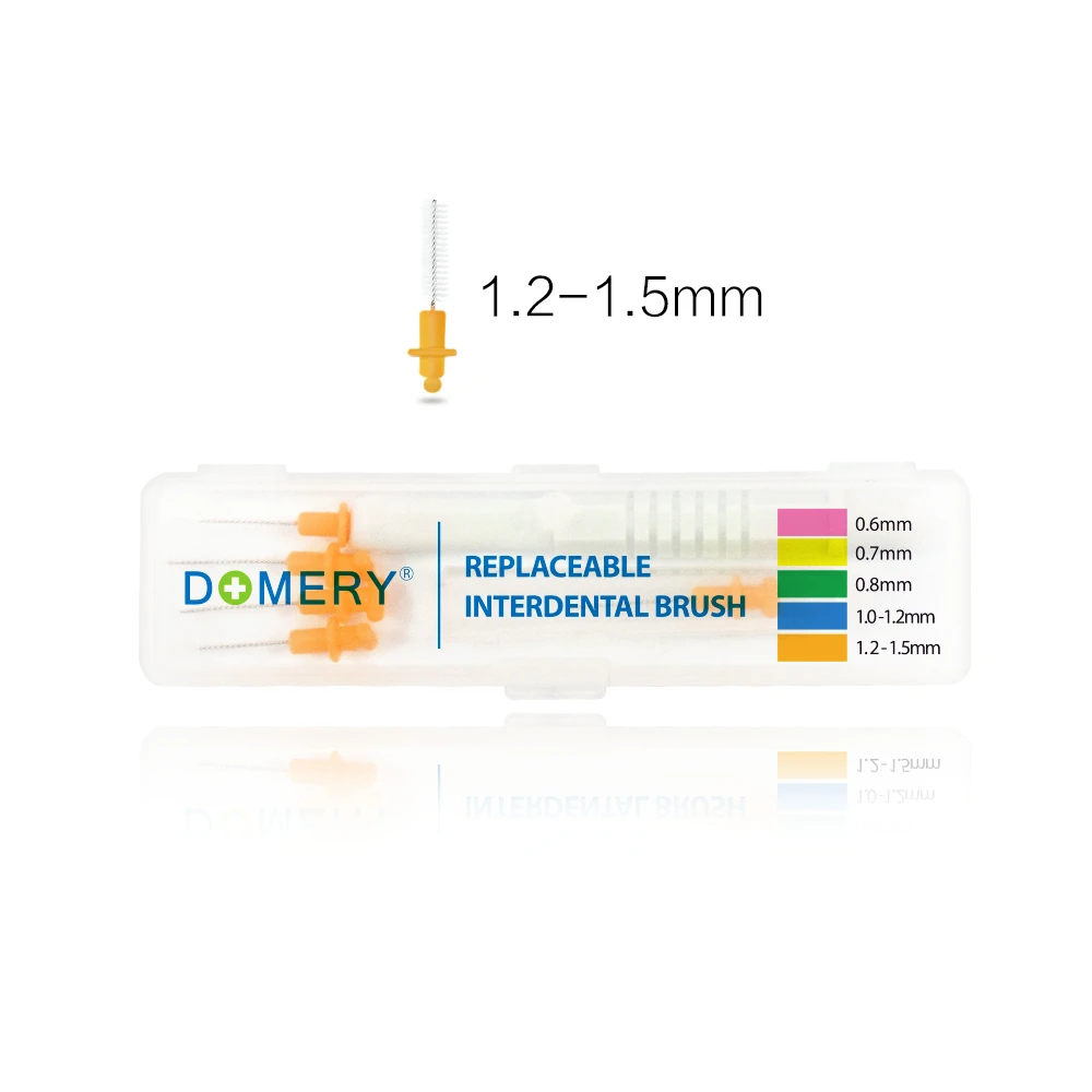 Новая Мода Уход за полостью рта сменная межзубная щетка Ортодонтическая щетка портативная упаковка