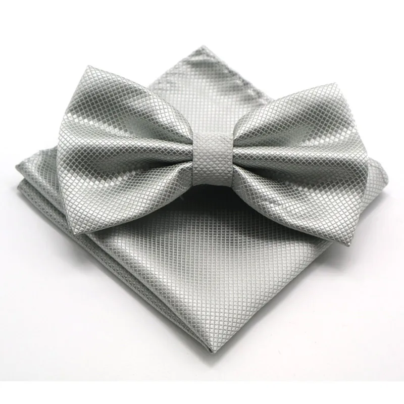 35 цветов, популярный мужской галстук-бабочка, набор носовых платков, регулируемый мужской однотонный белый, черный бант-галстук, бабочки, квадраты для свадебной вечеринки, смокинг - Цвет: SEB02-18