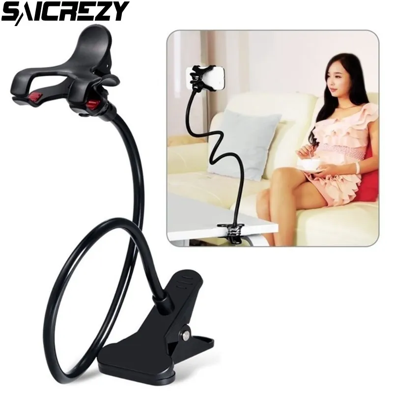 

360 Degree Flexible Arm Phone Holder Long Lazy People Bed Desktop Stand Tablet Mount For Huaiwei Honor 8X Note 10 P Smart Plus