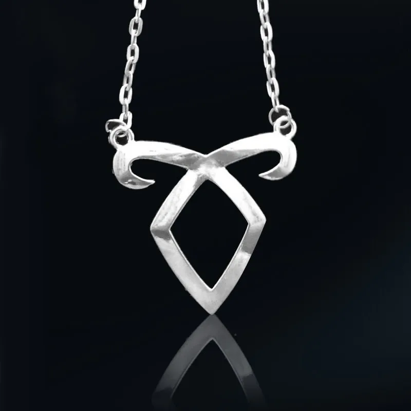 

The Mortal Instruments City of Bones Angelic Power Rune Pendant Necklace Silver