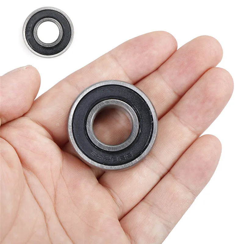 Deep Groove Ball Bearings 6202-2RS Ball Bearing Miniature Skate Roller Ball Bearings Kit 15*35*11mm