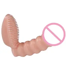 Finger Sleeve Female Dildo Masturbation Tool Vaginal Clitoris Massage Vibrator Couples Flirting Adult Sex Toys