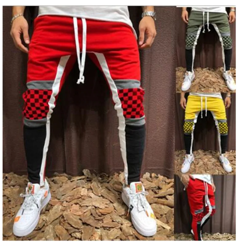 

Hip Hip Men Pants Vintage Color Block Patchwork Corduroy Cargo Harem Pants Streetwear Harajuku Joggers Sweatpant Cotton Trousers