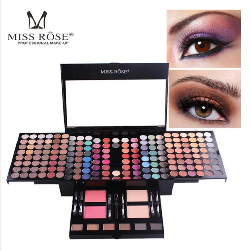 Miss Rose набор для макияжа 180 цветов профессиональная косметика матовая телесный