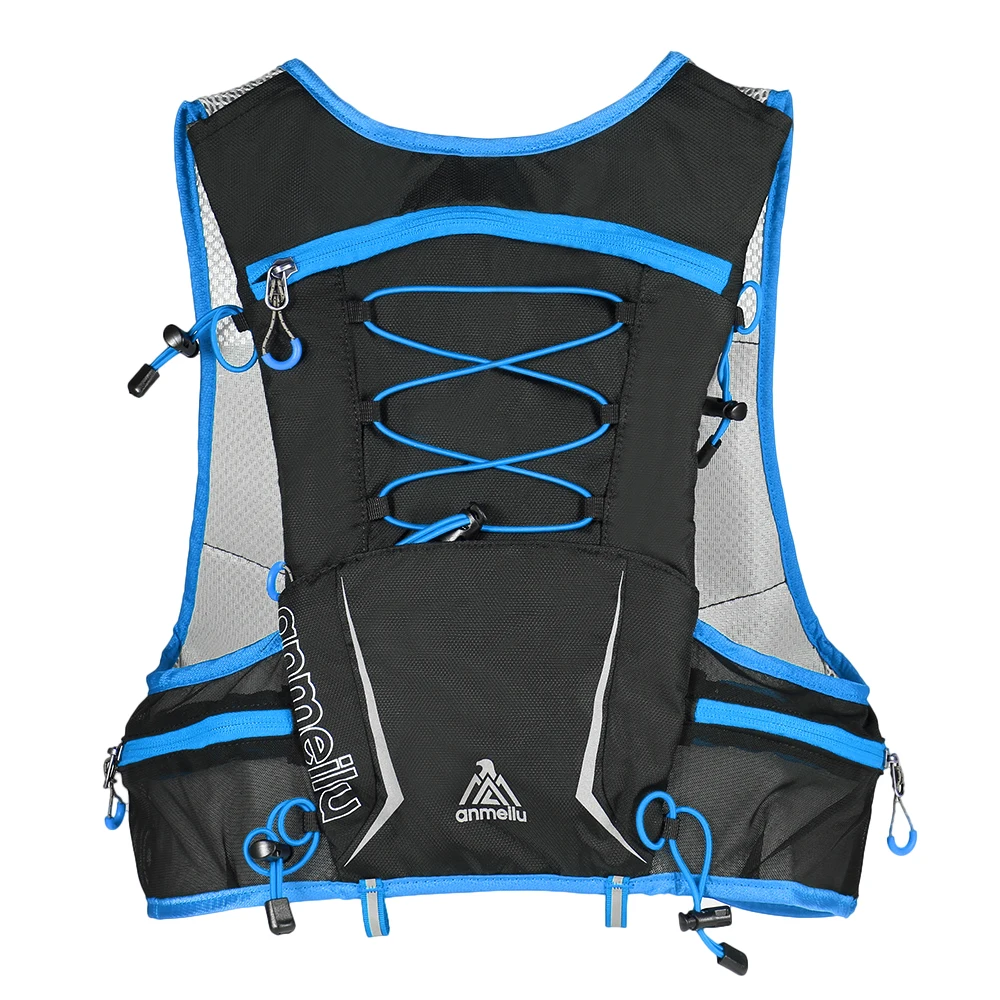 5L Multi Pocket Outdoor Reflective Running Vest Backpack Insulted