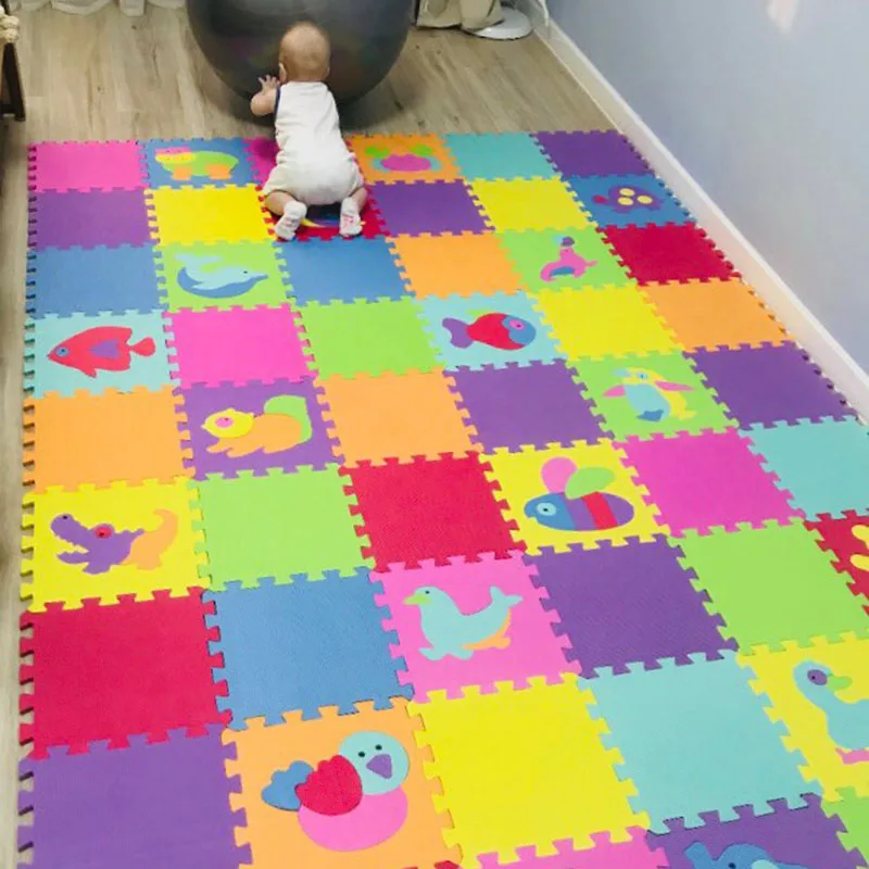 Puzzlen en mousse EVA/tapis de jeu pour bébé tapis de Puzzle en mousse/18 pièces/36 pièces lot jouets d'exercice à emboîtement chaque 30cmX30cm