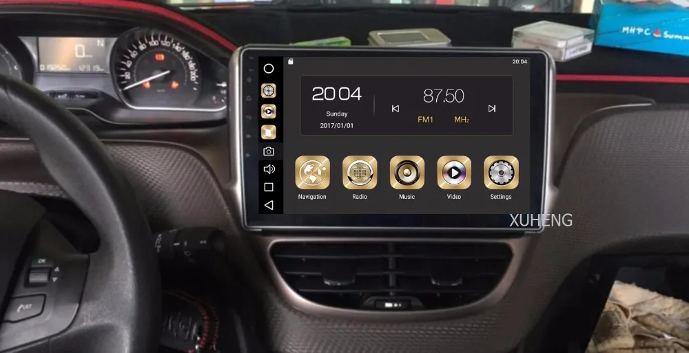 Peugeot 208 магнитола