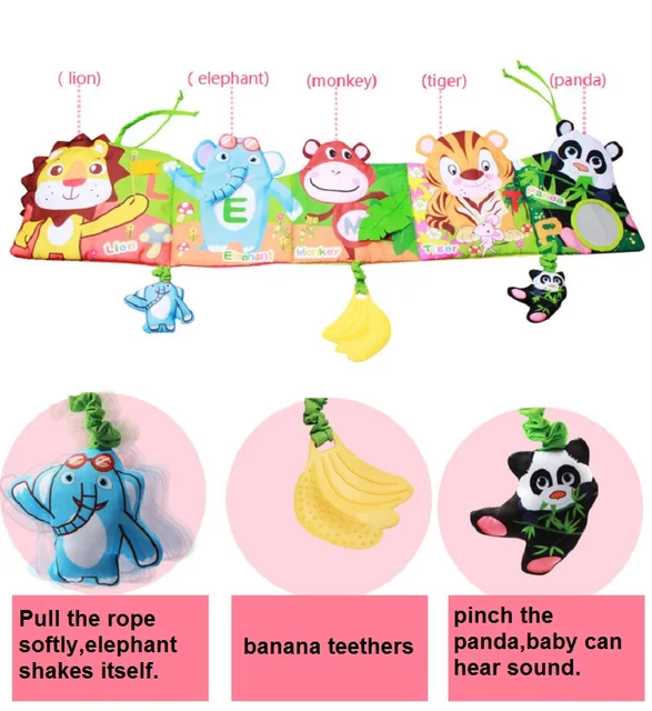 online shop infant activity book cartoon animal soft baby