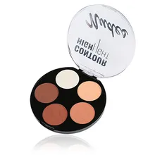 

New Pre-sale 4 Color 6 Color High Gloss Bronze Flash Palette Facial Contour Makeup Eye Shadow Blush Rouge Powder Brighten Skin