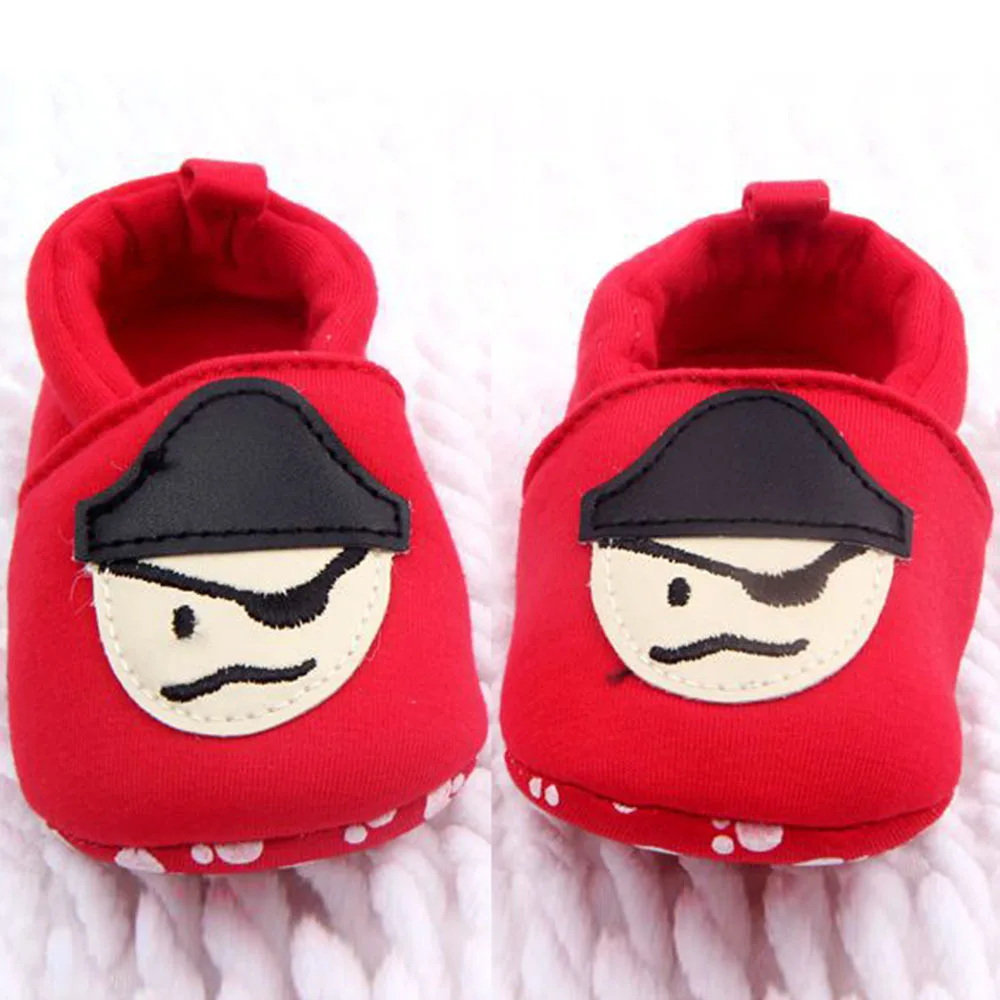 

New Style Toddler Shoes Baby Skull Pirate Printed Casual Shoes Soft Bottom Girl Boys Shoes 0-12M
