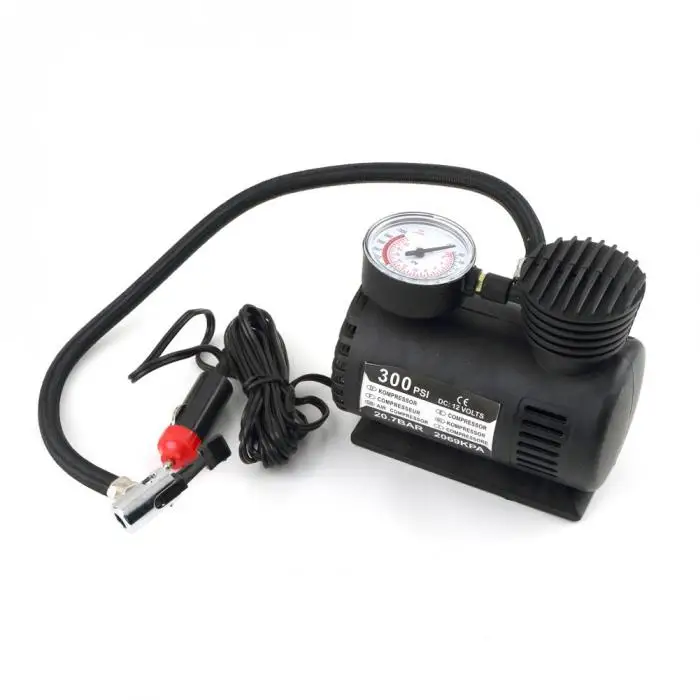 Compressor de ar do Carro Novo Portátil Auto Pneu Infaltor Bomba 300 Psi Elétrico 12 v 4 Cheap Bomba inflável