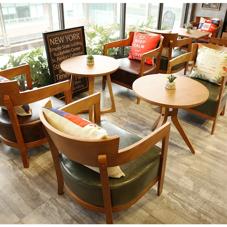 Луи Мода кафе стулья кафе столы Северной Европы стиль стулья западный ресторан стулья из массива дерева