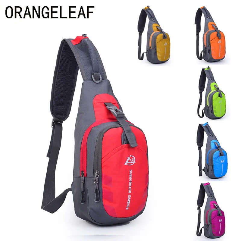 Crossbody Bags for Men Messenger Chest Bag Pack Casual Bag Waterproof Nylon Single Shoulder Strap Pack Fashion