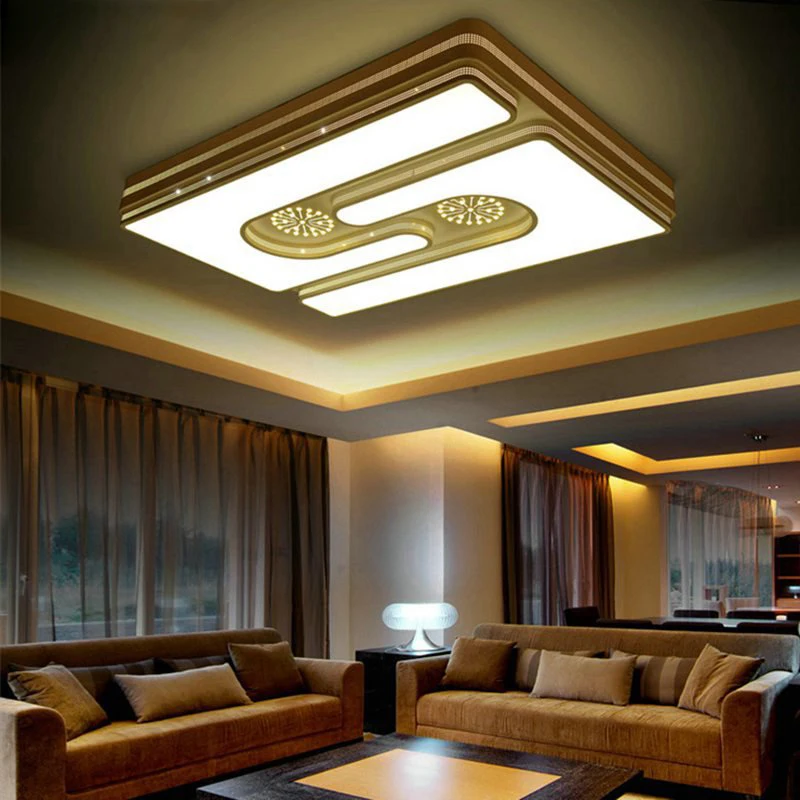 

simple round rec LED ceiling light living room romantic warm bedroom study room restaurant lighting ceiling lamps ZA1030428