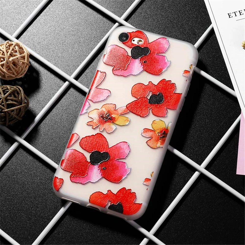 3D Relief Case for Iphone 6s Soft Protective TPU Back Cover for Iphone 5 5S 6s Plus X XS Max XR Phone Silicone Case for Iphone 7 (12)_