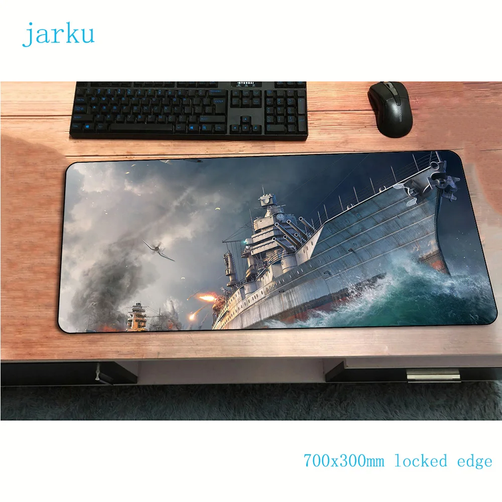Игровой коврик для мыши world of warship 700x300x3 мм|Коврики мышей| |