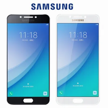 

NEW Original Tested Super AMOLED LCD For Samsung Galaxy C7 Pro C7010 LCD Display Touch Screen Digitizer Assembly Replacement