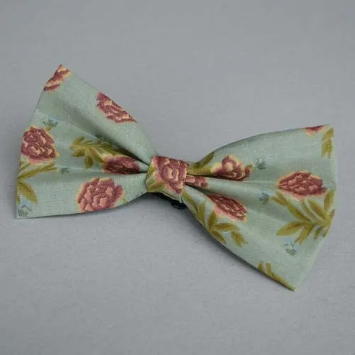 Зеленый цветочный Vintage галстук, галстук-бабочка S для мужчин, старинные бабочкой, мужские галстук-бабочка, лук, мальчики Bowties, женщины Боути, старинные галстук