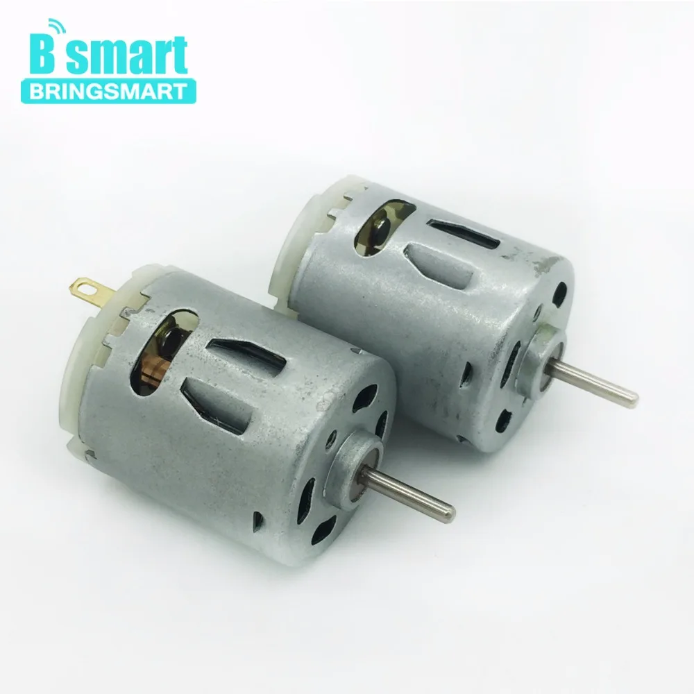 

Bringsmart RS365 Micro DC Motor 2pcs Super High Speed 19400rpm 18V Micro Motor Machine for Toy Car Parts Hair dryer Long life