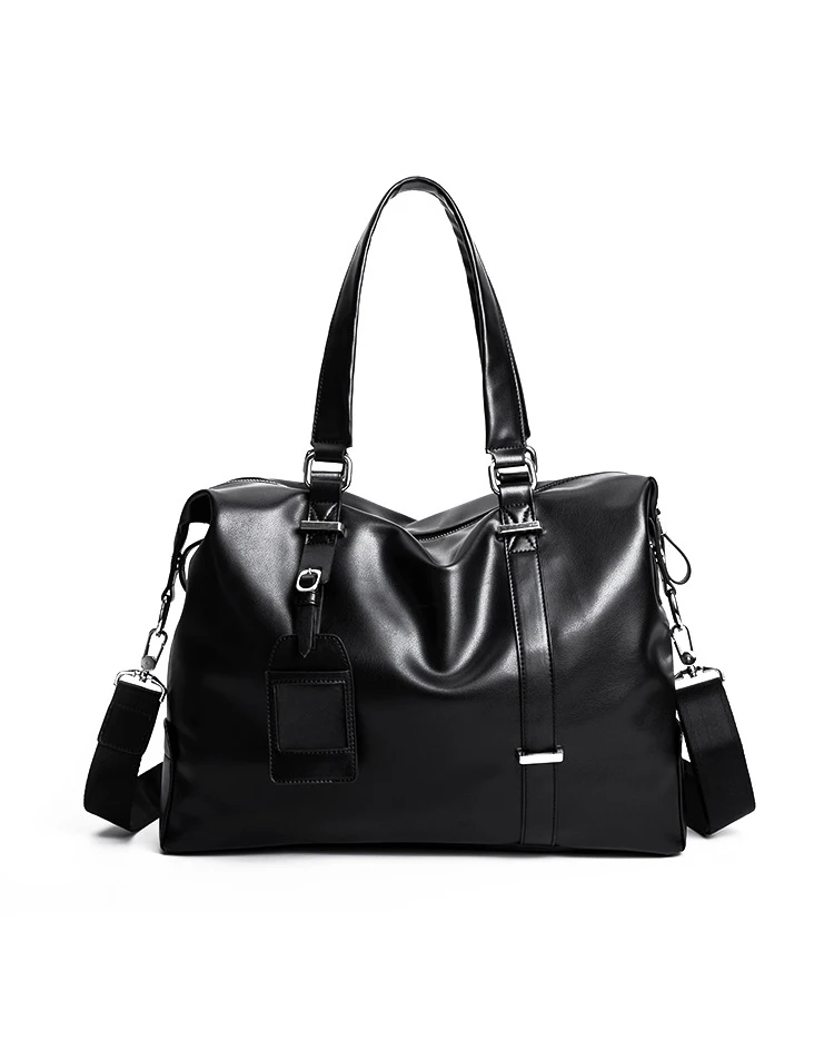 Брендовая кожаная мужская дорожная сумка, модная сумка, многофункциональная Дорожная сумка на плечо, Большая вместительная сумка для
