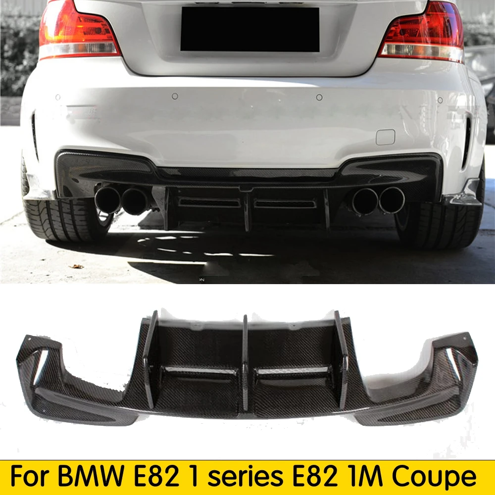 

Carbon fiber For E82 auto back bumper lip car rear bumper lip diffuser for BMW 1 series E82 1M bumper