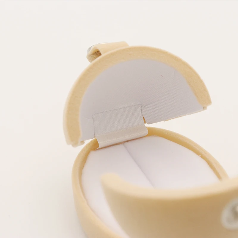 1 шт. яйцо Sharp Двойной бархат обручение серьги Свадебные кольца Подарочная коробка для два кольца держатель ювелирных изделий дисплей