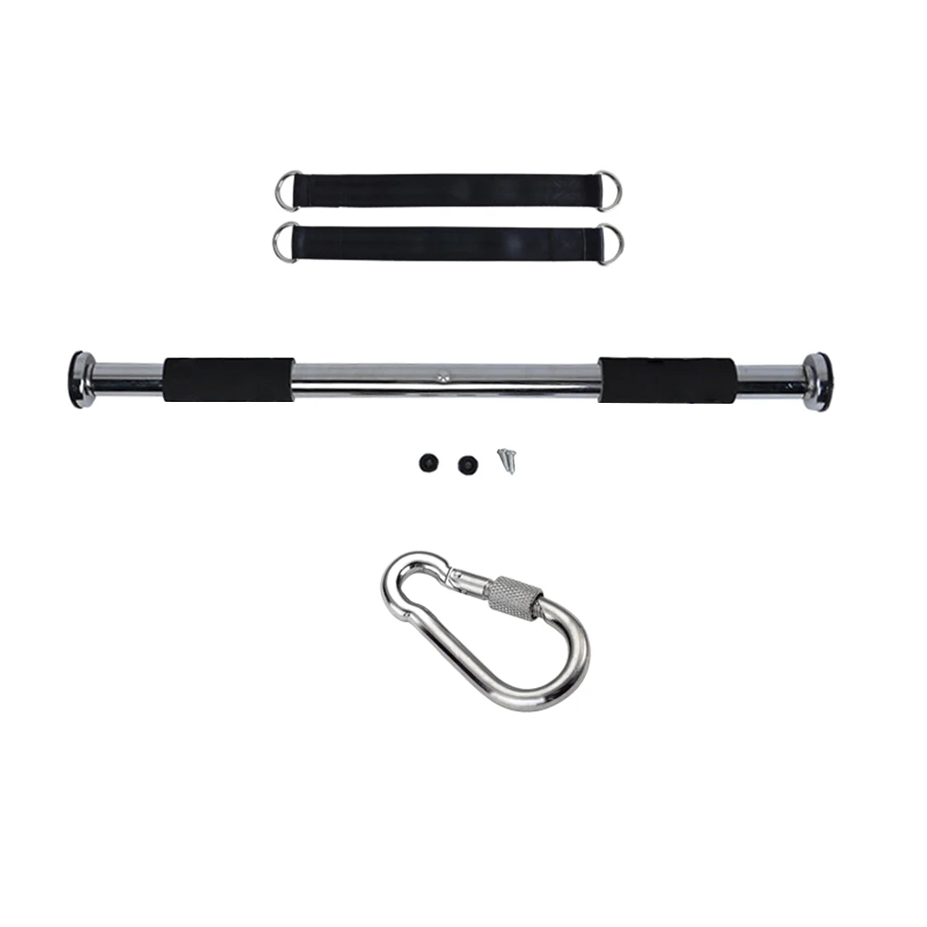 Children Indoor Swing Toy Door Frame Horizontal Bar Snap Hook Carabiner & Connector Strap Set HammocK Swing Seat Hanging Kits