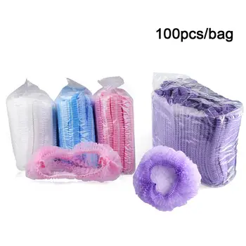 

100pcs /bag Disposable Hair Net Caps Sterile Hat For Eyebrow Tattooing and hairdressing Non-woven Dust-proof Waterproof Cap