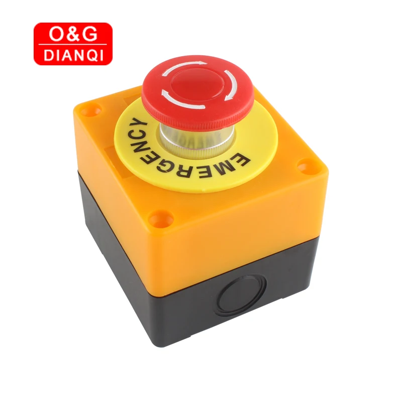 

Emergency Stop Switch Box, Waterproof Push Button Switch Box Protection Box