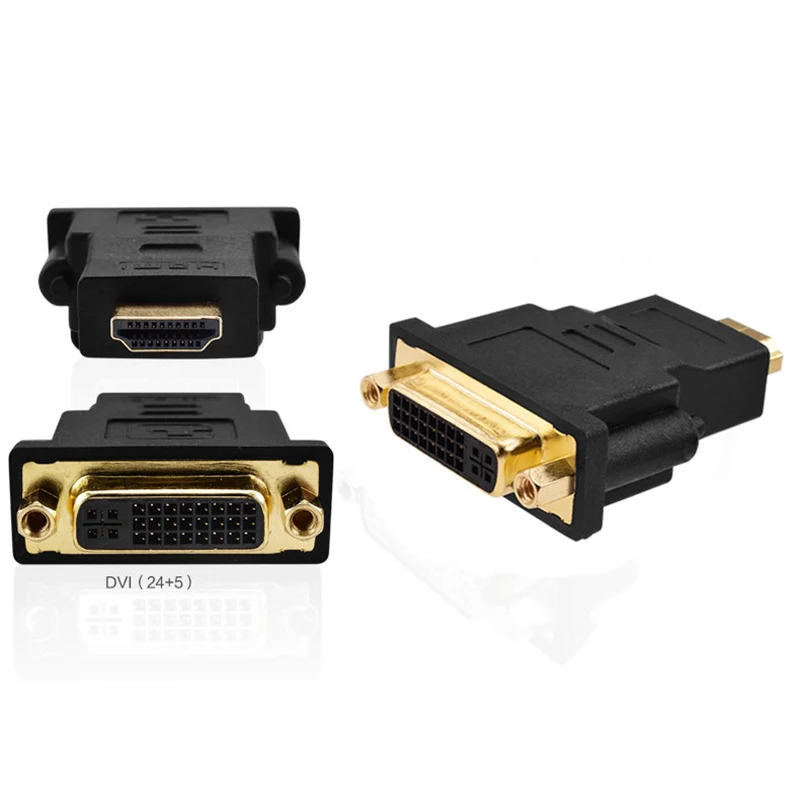 JCKEL Mini Dual Link DVI i 24+ 5 Мужской к HDMI Мужской Кабель-адаптер DVI-i разъем сплиттер конвертер Jack провод шнур для HDTV PC