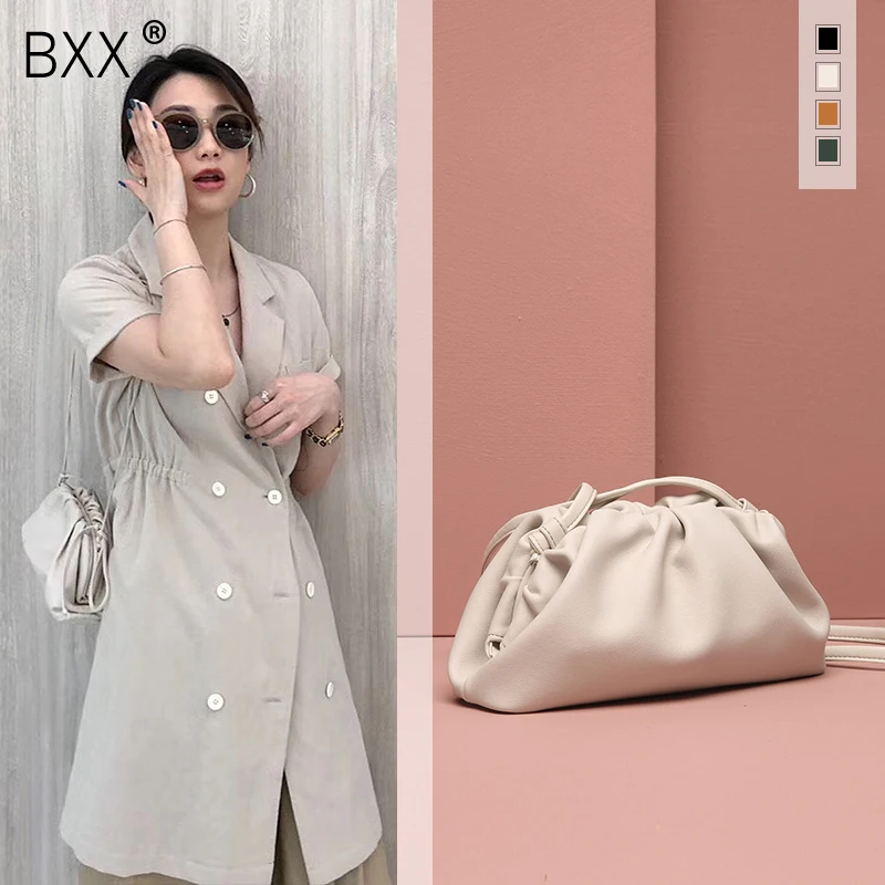 

[BXX] Day Clutch Evening Party Purse Bag Women Large Pillow PU Leather Pouch Handbag 2019 Summer Shoulder Crossbody Bags HG531