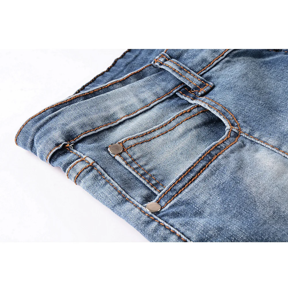 Fashion Men Jeans New Arrival Slim Fit Rib Design Jeans For Men Good Quality Brand Blue Stone Wash Hiphop Straight Punk Pants (14)